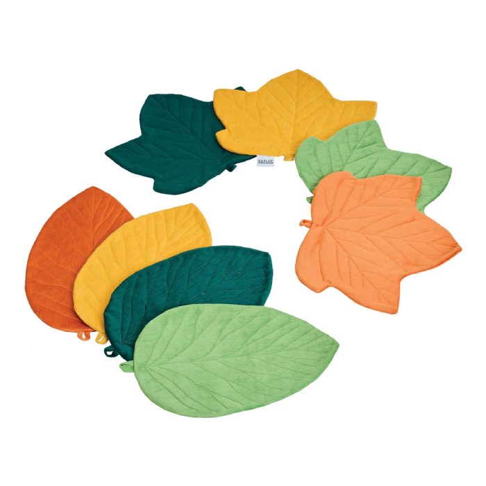 Alternate Image #1 of Jumbo Sensory Leaves - Set of 8