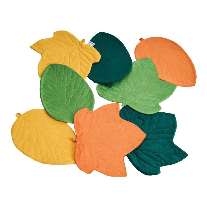 Alternate Image #1 of Jumbo Sensory Leaves - Set of 8