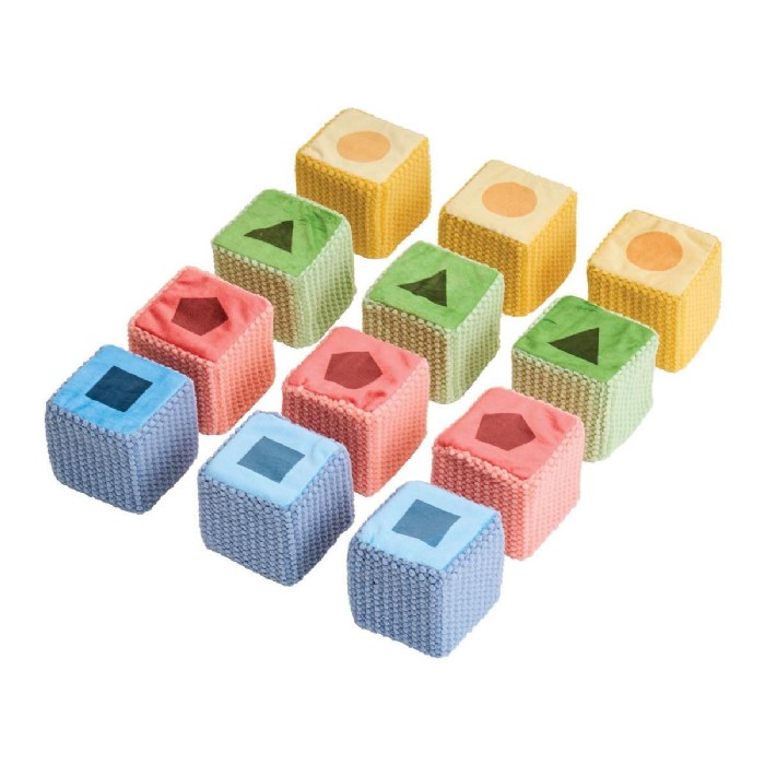 Alternate Image #1 of Soft Shape and Color Blocks - Set of 12