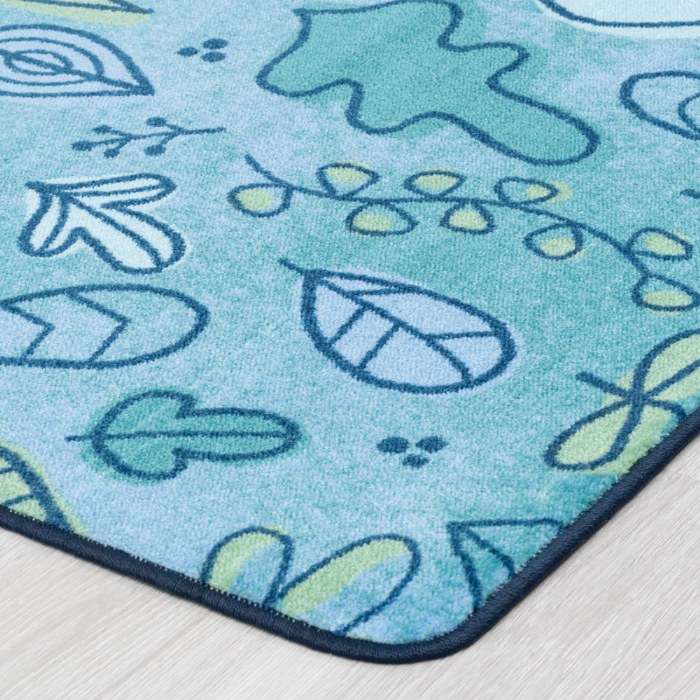 Alternate Image #1 of Falling Leaves Pattern Carpets -7'6" x 12' Rectangle