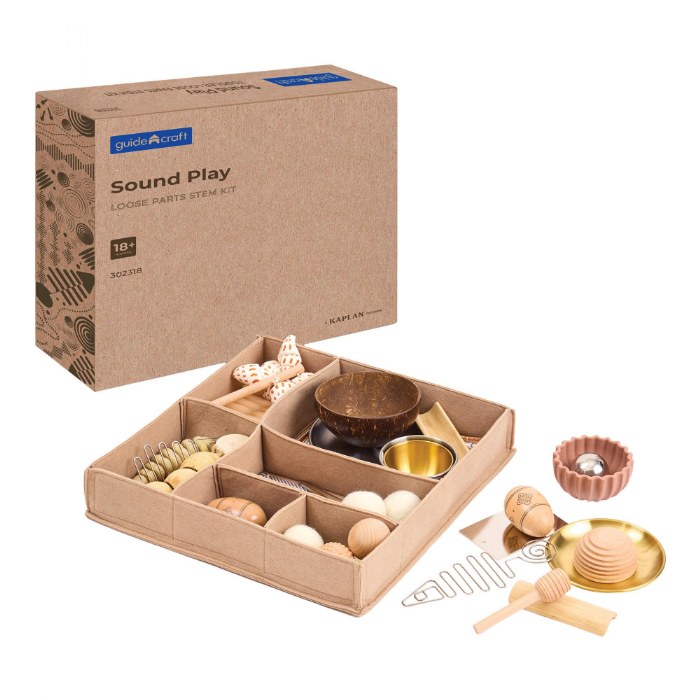 Primary Image of Sound Play: Toddler Loose Parts STEM Kit - 34 Pieces