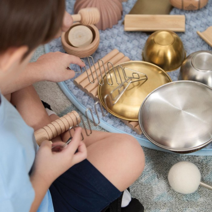 Alternate Image #1 of Sound Play: Toddler Loose Parts STEM Kit - 34 Pieces
