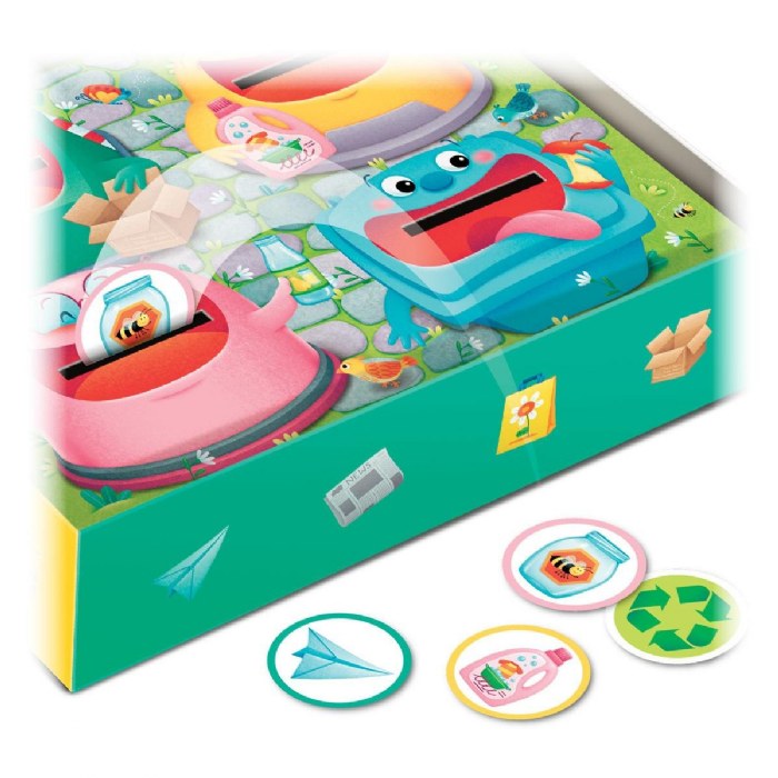 Alternate Image #1 of Hungry Bins: Learn to Recycle Memory Game