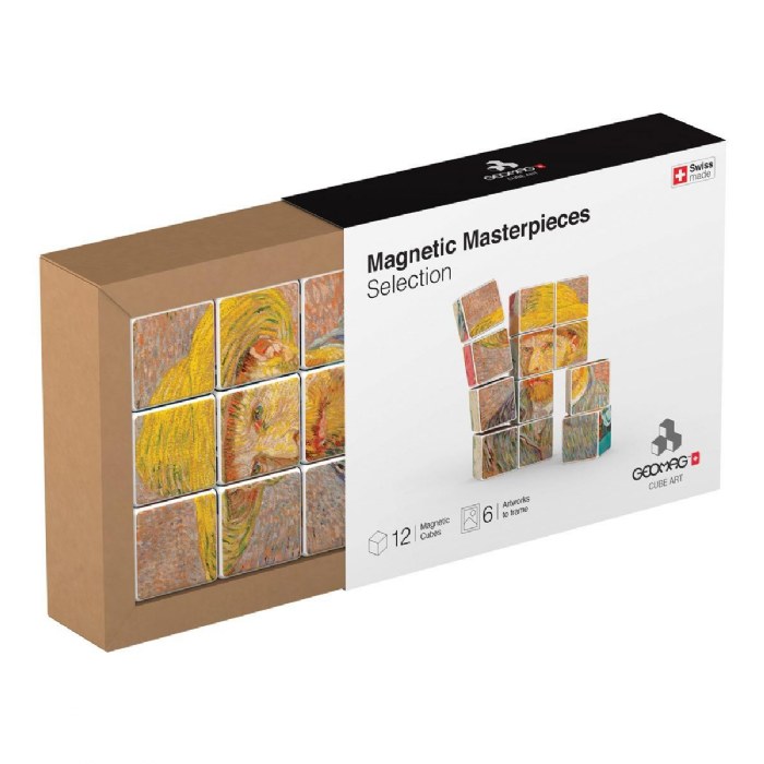Primary Image of Cube Art Magnetic Masterpieces - 6 Artworks