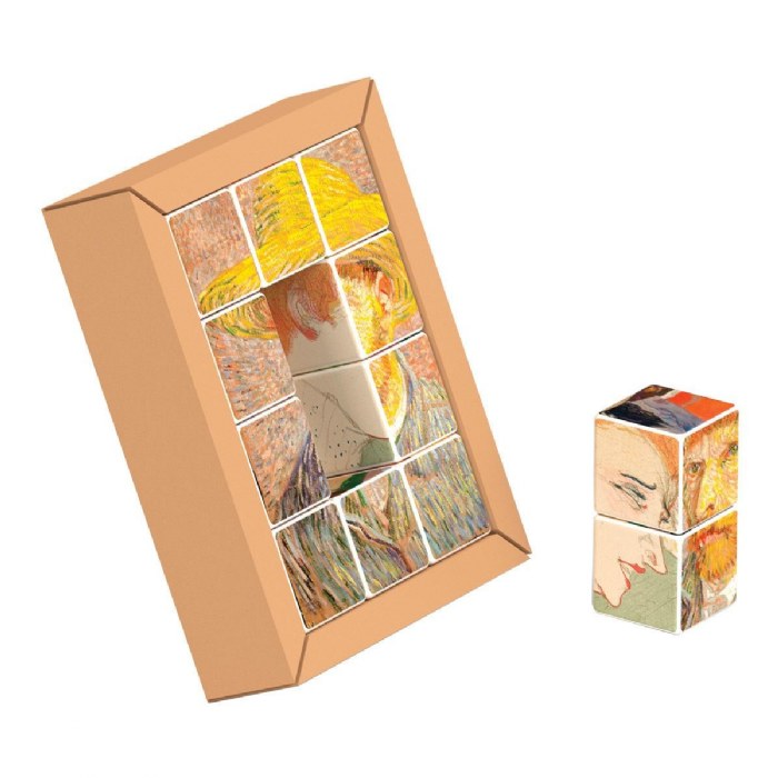 Alternate Image #1 of Cube Art Magnetic Masterpieces - 6 Artworks