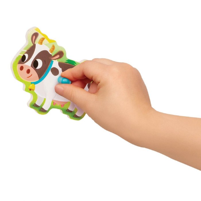 Alternate Image #1 of Farmyard Friends Peg Puzzle 2-Pack