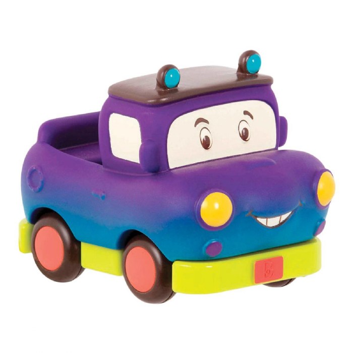 Alternate Image #1 of Mini Pull-Back Vehicles Set 1 - Police Car, Van, and Truck