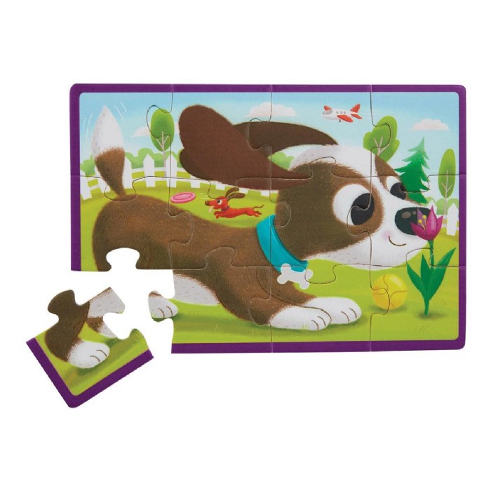 Alternate Image #1 of 4 Wooden Pet Jigsaw Puzzles in Wood Box