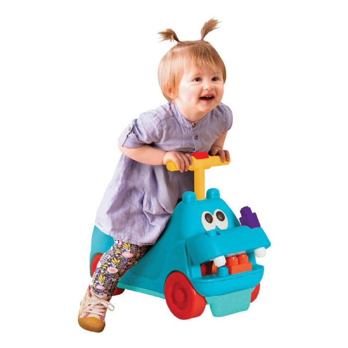 Alternate Image #1 of Hippo Ride-On with Lights, Sounds, & Blocks