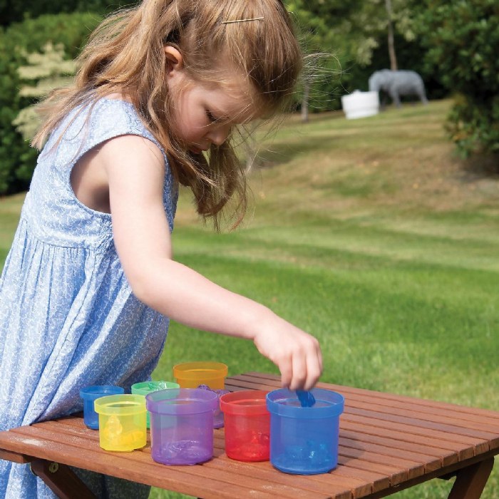 Alternate Image #1 of Translucent Color Stacking Cups
