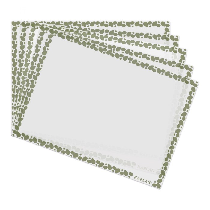 Primary Image of Tabletop Messy Mat - Set of 5