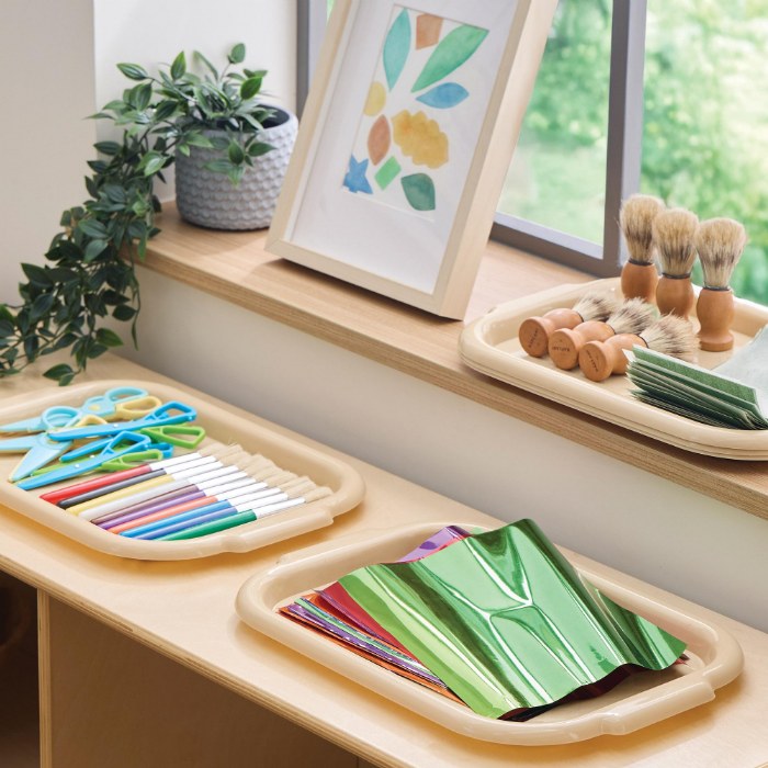 Alternate Image #1 of Flat Activity Trays - Set of 5