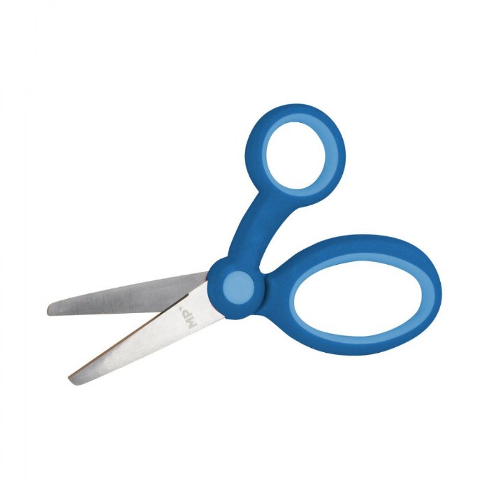 Alternate Image #1 of 5" Stainless Steel Blunt Tip Scissors - Set of 12