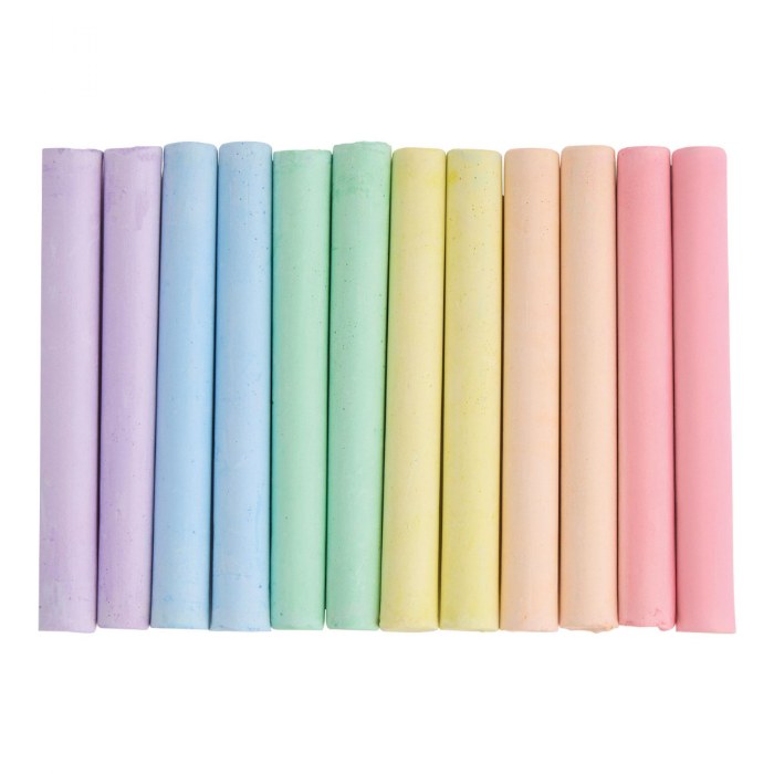 Alternate Image #1 of Color Chalk 12 Packs - Set of 12