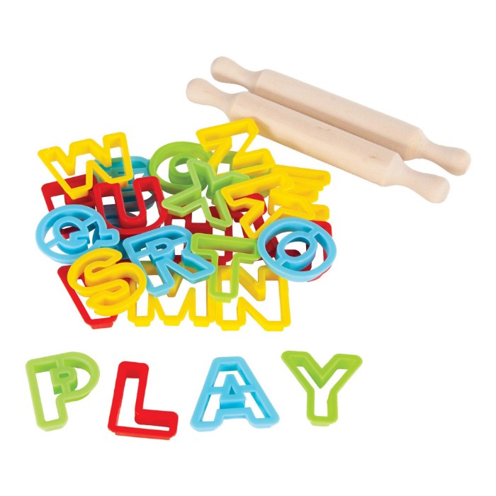 Alternate Image #1 of ABC & Numbers Dough Cutter Set