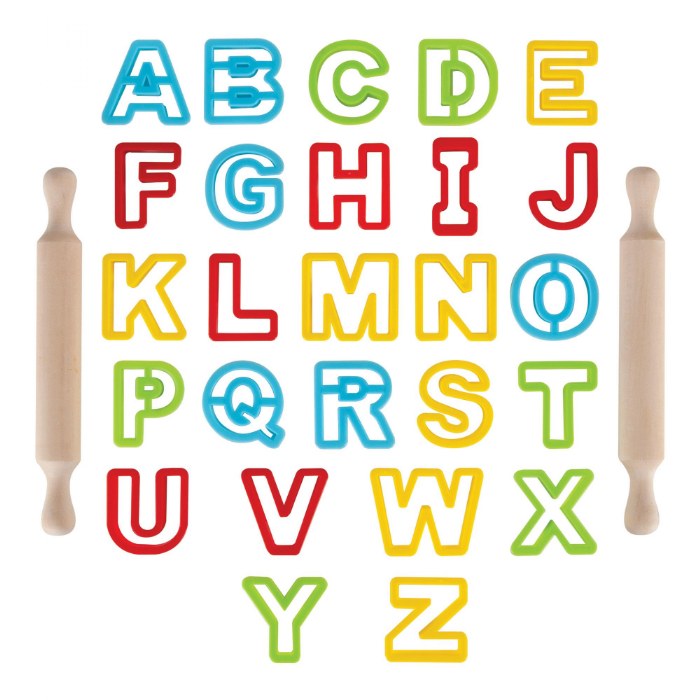 Primary Image of ABC & Numbers Dough Cutter Set