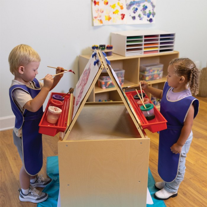 Alternate Image #1 of Preschool Sleeveless Art Aprons - Set of 4