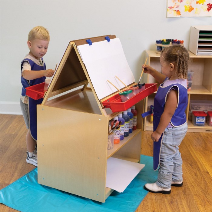 Alternate Image #1 of Preschool Sleeveless Art Aprons - Set of 4