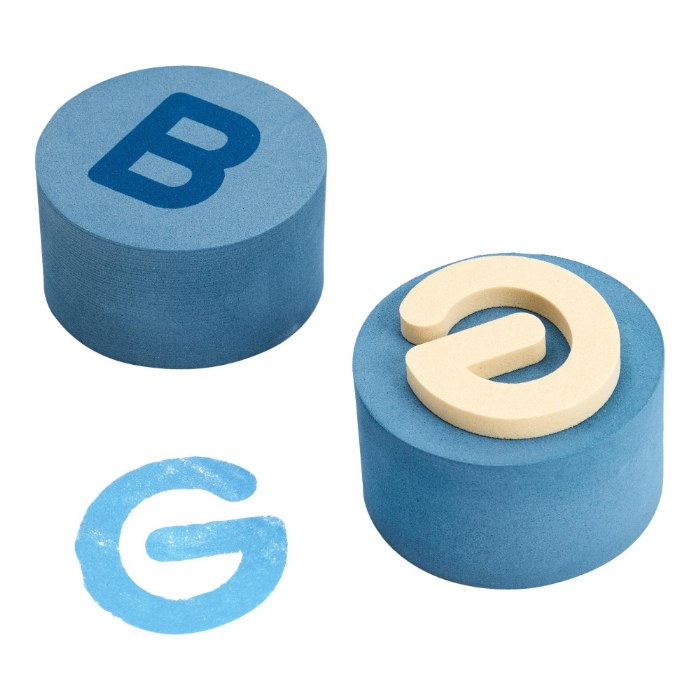 Alternate Image #1 of Giant Alphabet Stampers - Uppercase Letters