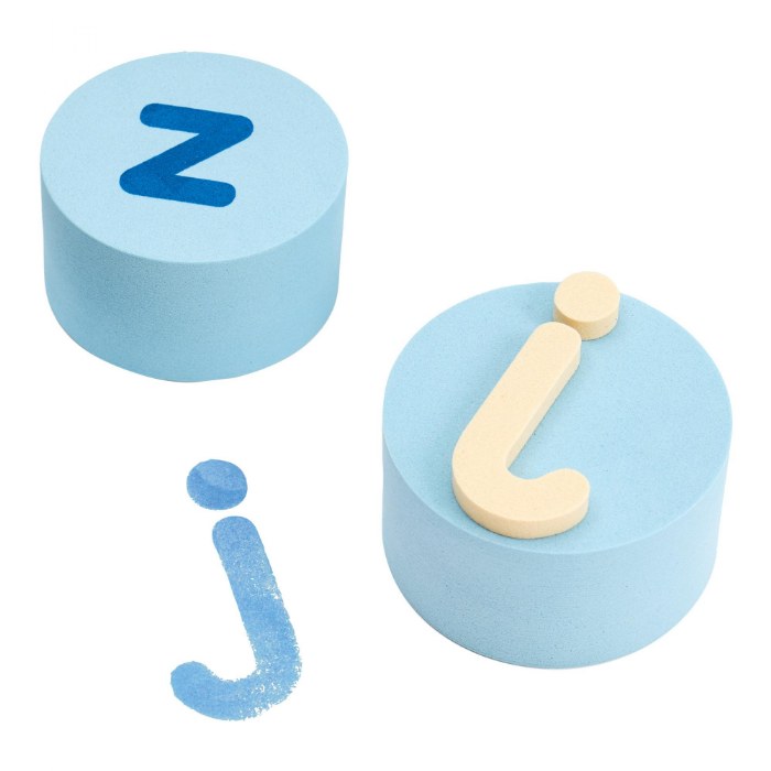 Alternate Image #1 of Giant Alphabet Stampers - Lowercase Letters