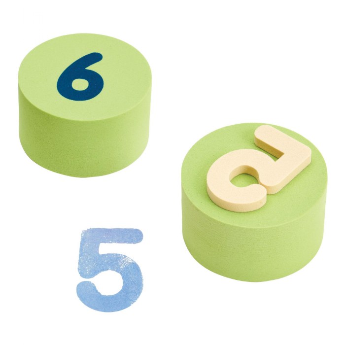 Alternate Image #1 of Giant Number Stampers - 0 through 9