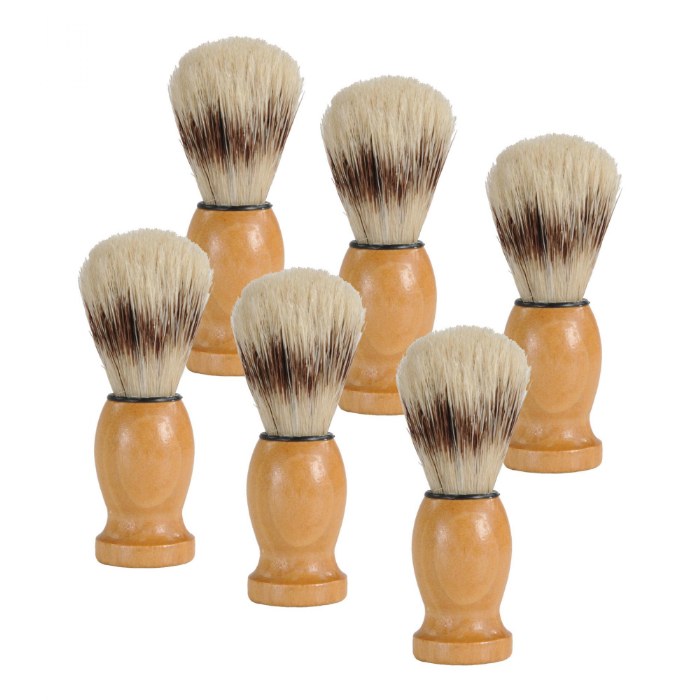 Primary Image of Chunky Natural Bristle Round Brush - Set of 6