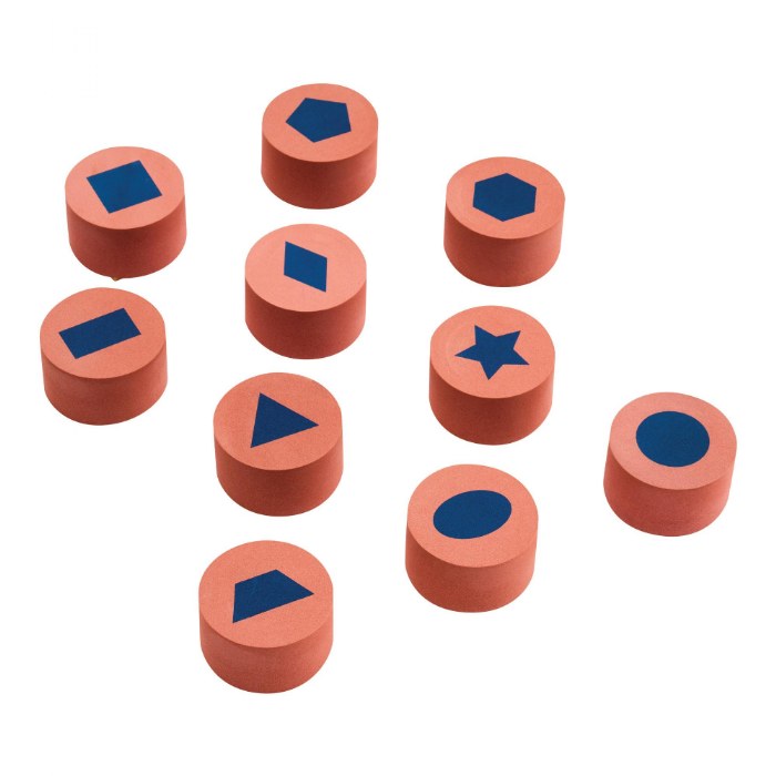 Alternate Image #1 of Giant Shape Stampers - Simple Shapes