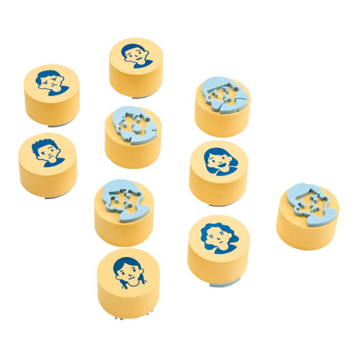 Primary Image of Giant Emotion Stampers - Set of 10