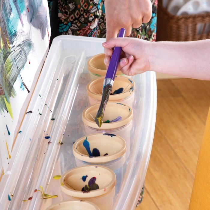 Alternate Image #1 of Paintbrushes Round-Tipped Chubby Handle - Set of 10