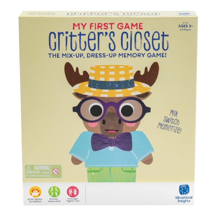 Alternate Image #1 of My First Game Critter's Closet