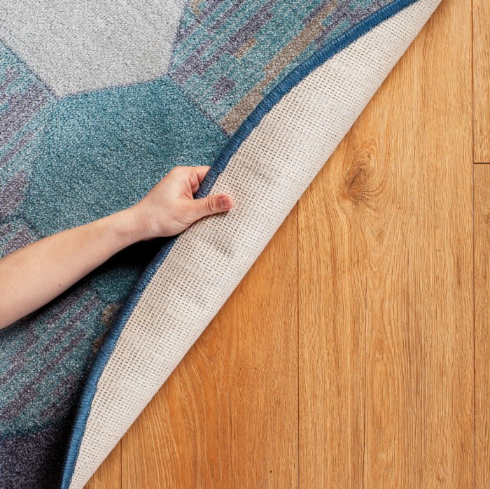 Alternate Image #1 of Sense of Place 5' Round Carpet - Blue