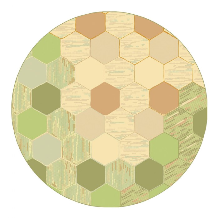 Primary Image of Sense of Place Round Carpet - Green
