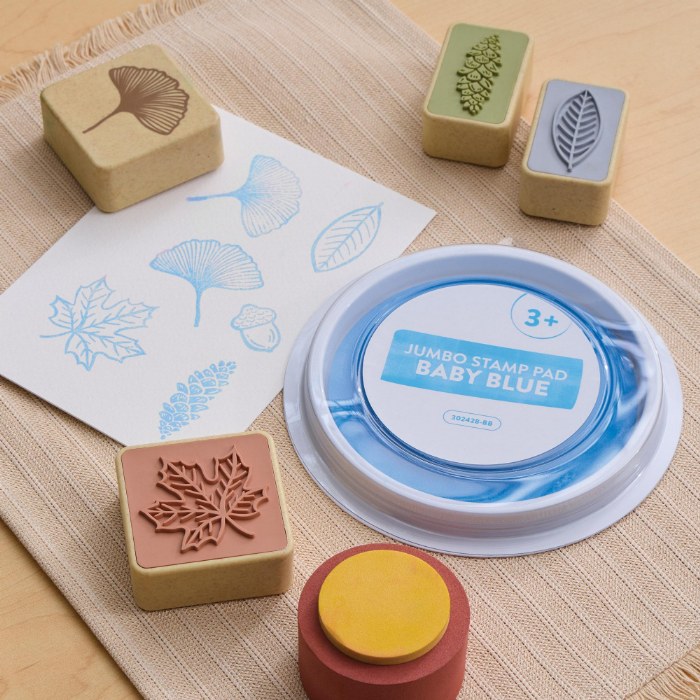 Alternate Image #1 of Washable Jumbo Stamp Pad - Baby Blue