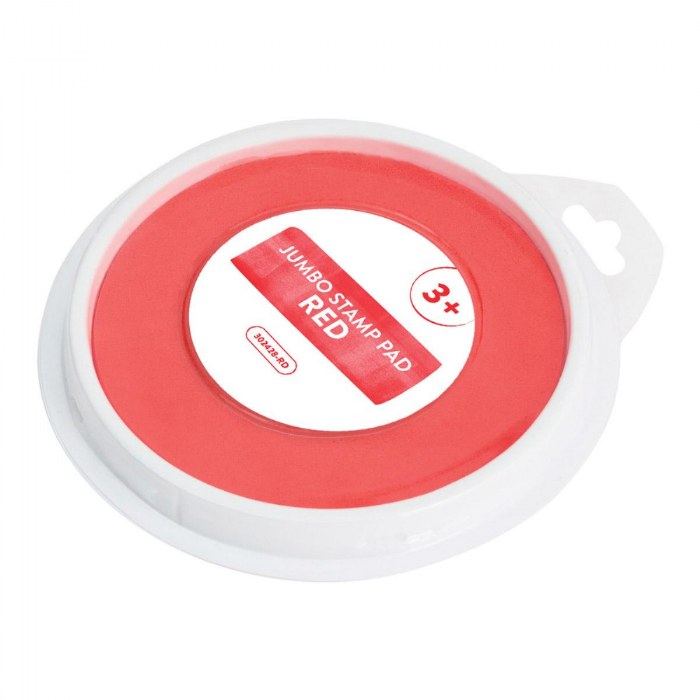 Alternate Image #1 of Washable Jumbo Stamp Pad - Red