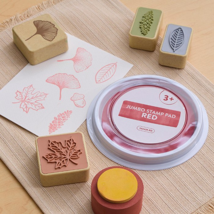 Alternate Image #1 of Washable Jumbo Stamp Pad - Red