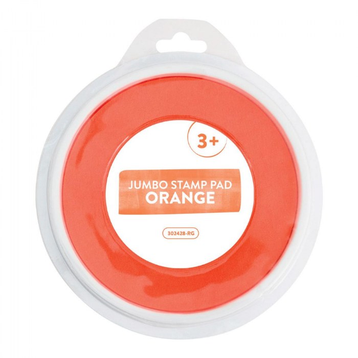 Primary Image of Washable Jumbo Stamp Pad - Orange