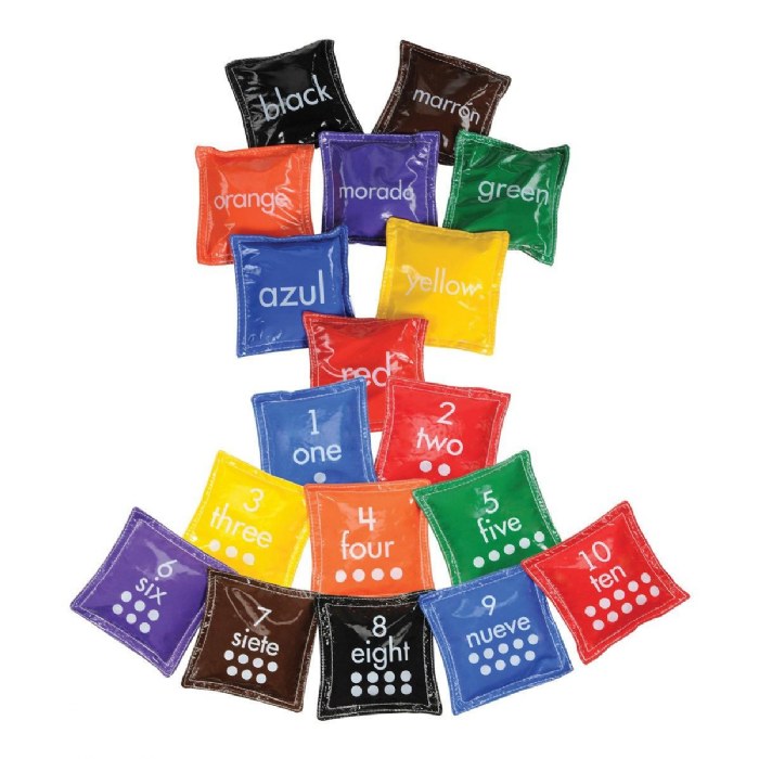 Primary Image of Bilingual Color and Number Beanbags