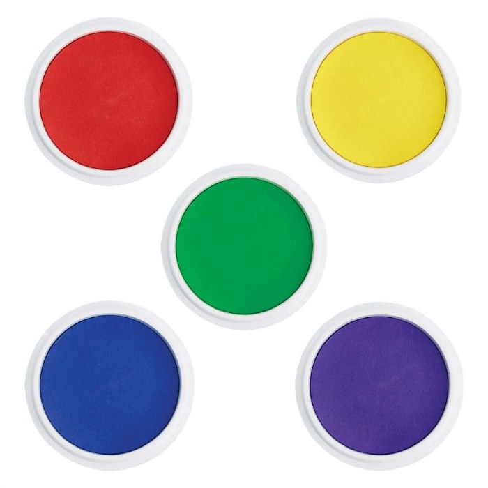 Alternate Image #1 of Washable Jumbo Stamp Pad - Set of 5