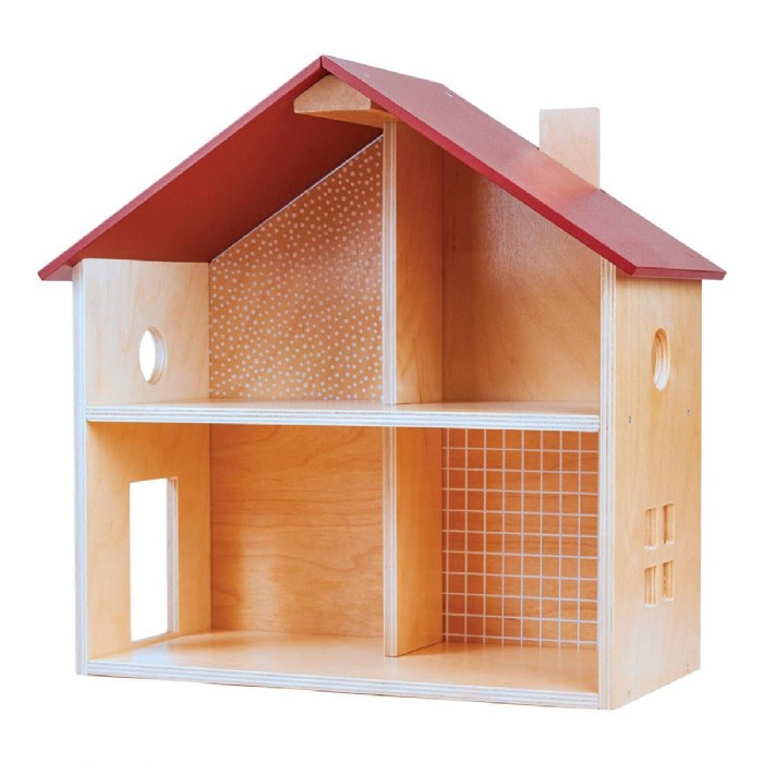 Alternate Image #1 of Furnished Wooden Classic Dollhouse