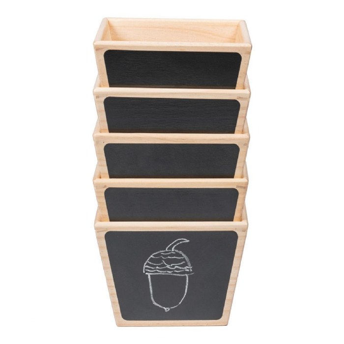 Primary Image of Wooden Sorting Pots - Set of 5