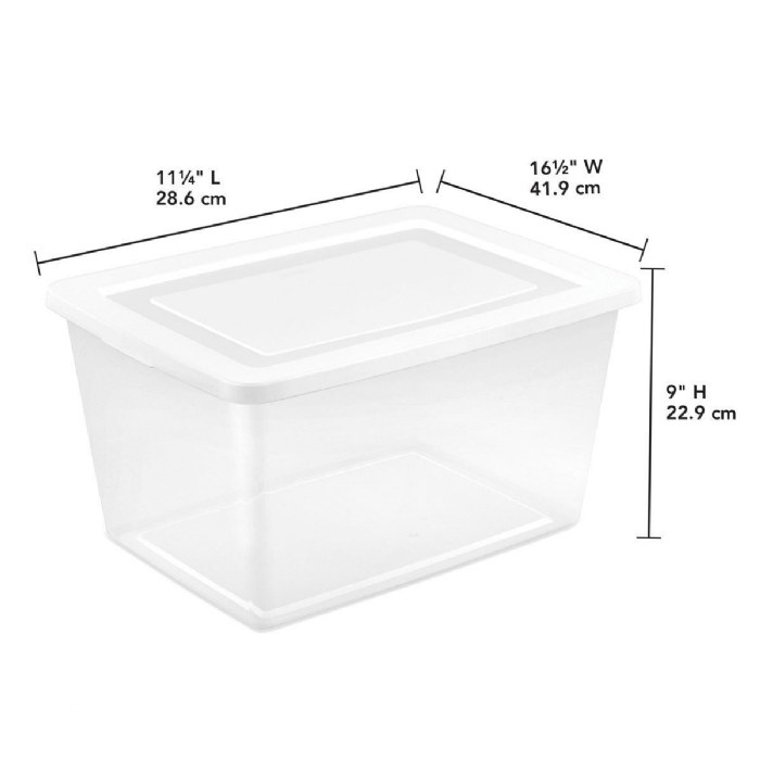Alternate Image #1 of 20 Quart Storage Container