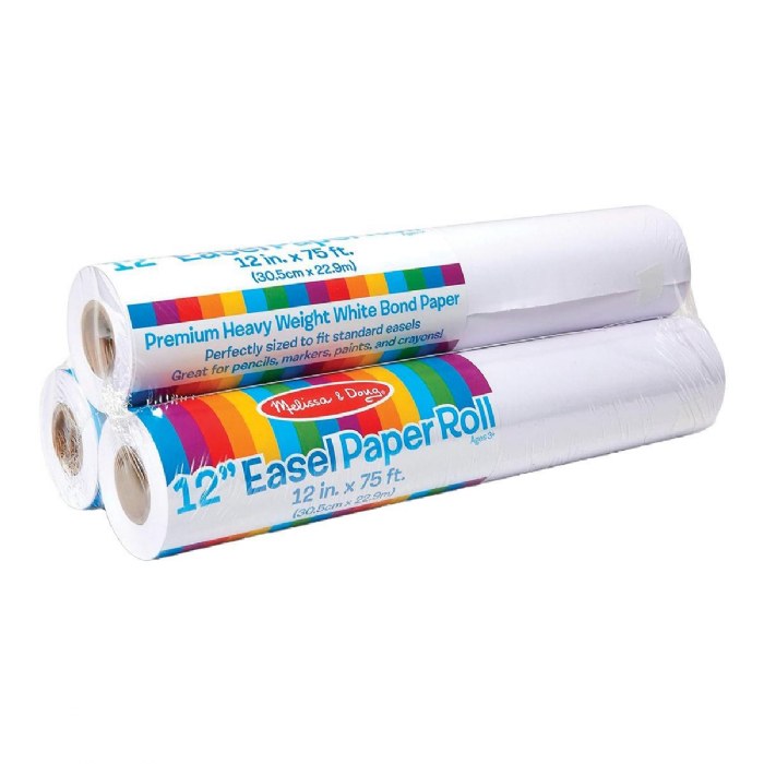Alternate Image #1 of 12" Easel Paper Rolls - Set of 3 Rolls