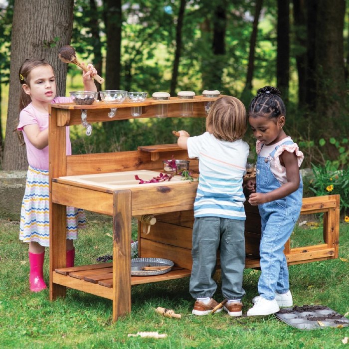 Alternate Image #1 of Acadia Outdoor Mud Kitchen (Ready to Assemble)