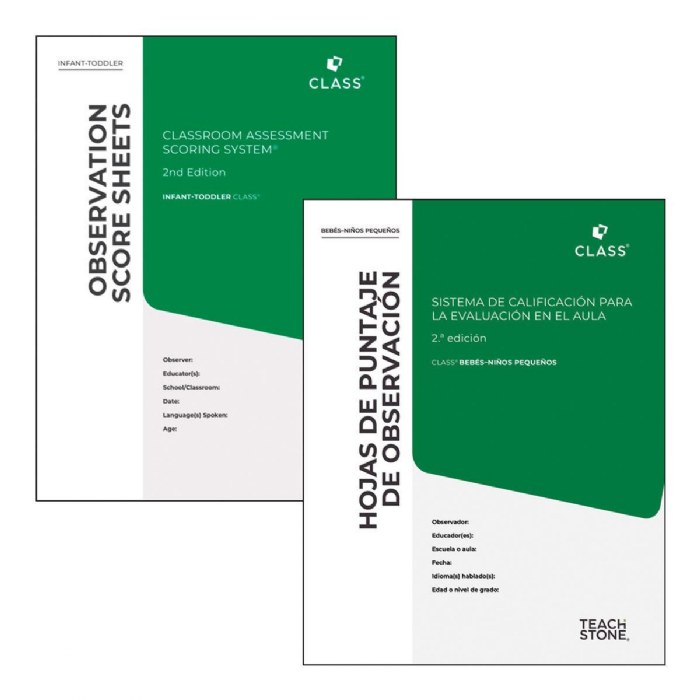 Primary Image of CLASS&reg; 2nd Edition Infant-Toddler Score Sheets