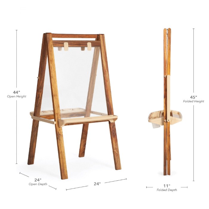 Alternate Image #1 of Acadia Outdoor Art Easel (Ready to Assemble)