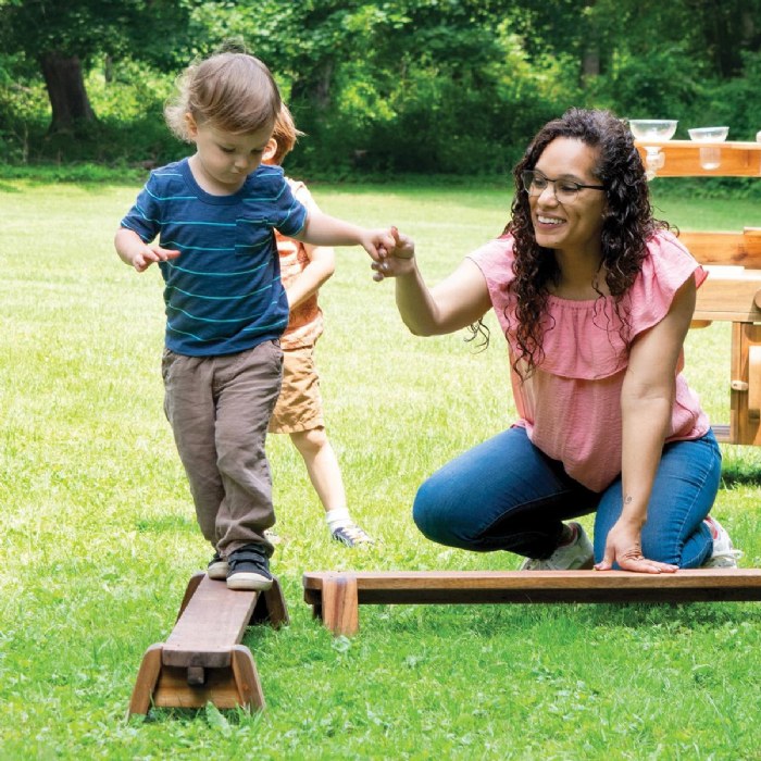 Alternate Image #1 of Acadia Outdoor Balance Beam Set (Ready to Assemble)
