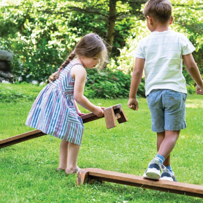 Alternate Image #1 of Acadia Outdoor Balance Beam Set (Ready to Assemble)