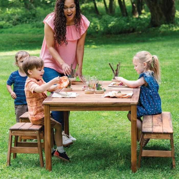 Alternate Image #1 of Acadia Outdoor Table 30" x 48" (Ready to Assemble)