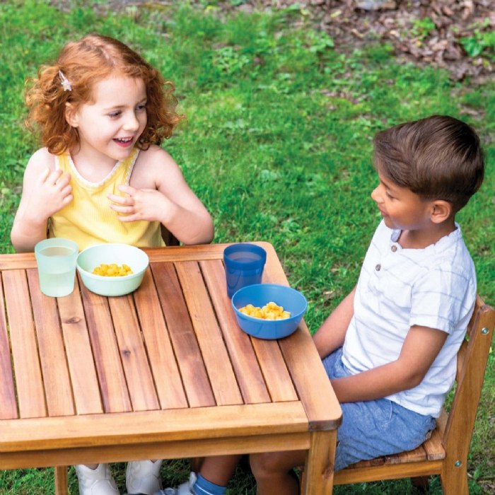 Alternate Image #1 of Acadia Outdoor Table and Chair Set (Ready to Assemble)