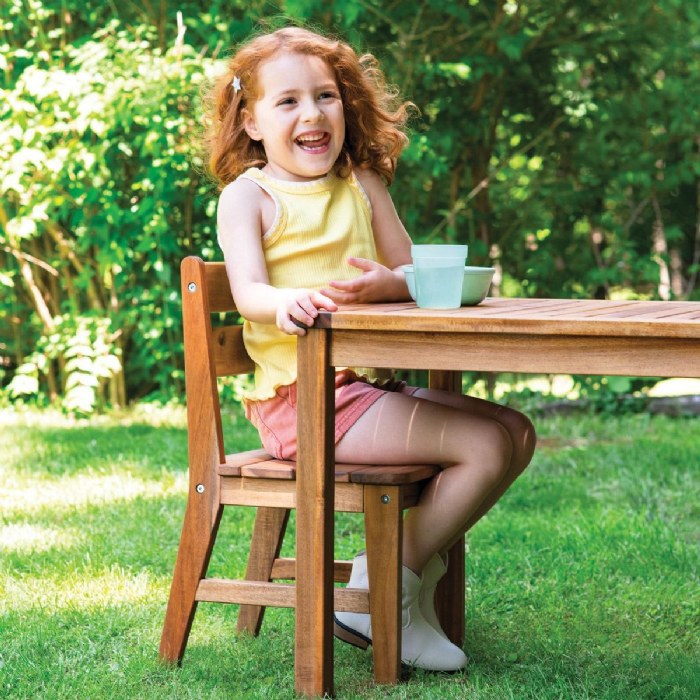 Alternate Image #1 of Acadia Outdoor Table and Chair Set (Ready to Assemble)